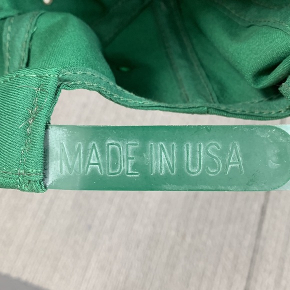 Vintage Fruchey Snapback Hat Mens OSFA Green Baseball Cap P Caps Made in USA - Picture 13 of 13